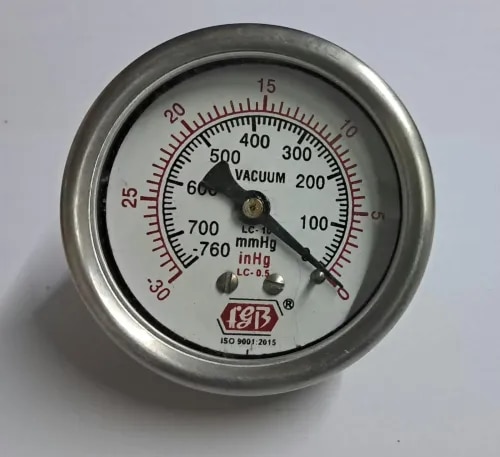 21/2"dial -vaccum 1/4 bsp b/c complete ss product image