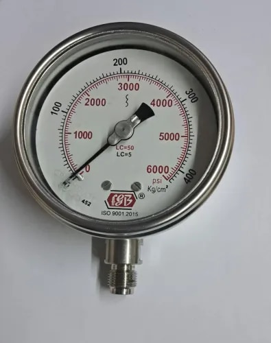 4'' DIAL0-6000 PSI 1/2 BSP BOTTOM COMPLETE SS product image