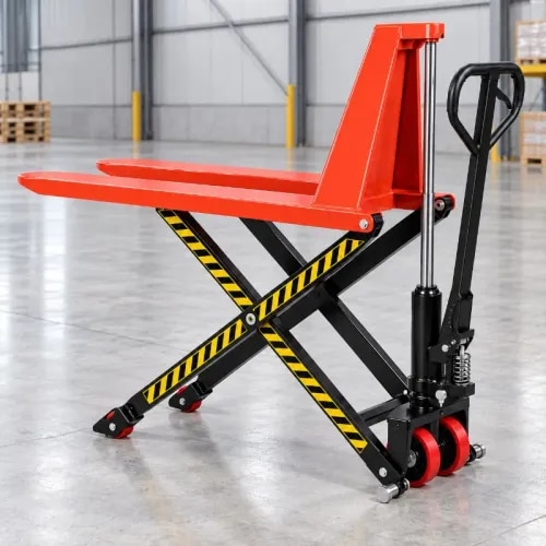 Hydraulic High Lift Scissor Pallet Truck (1000 kg / 1.6m Lift)