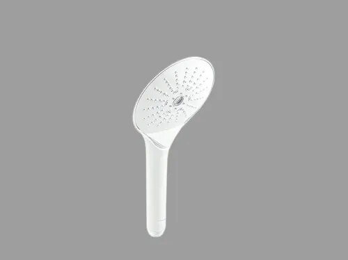 1) Dimension: Ergonomically proportioned round handheld sprayface optimized for improved water coverage and comfortable handling.2) Shape: Round / Circular.3) Finish: High-durability, corrosion-resistant premium Polished Chrome exterior finish.4) Material: Heavy-duty, high-performance structural engineering composite and Metal Matrix framework built for strict durability standards.5) Function: 4-Function Multi-mode Spray Experiences6) Flow Rate: 7.6 Litres per Minute (Lpm) eco-restrictive distribution setup.7) Mounting Type: Wall Mounted or deck mounted (Note: Main handset package includes the showerhead alone; requires standard G-1/2 shower hose like the 12067IN-CP and matching wall bracket setup, sold separately).8) Warranty: 10-Year Limited Manufacturer Warranty against structural degradation or performance faults