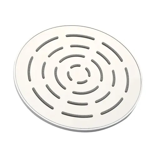 1) Dimension: The structural framework measures 177 mm x 57 mm x 165 mm. The shower head plate itself features a standard 6-inch (approx. 150 mm) wide diameter layout for ample body coverage.2) Shape: Geometric Round.3) Finish: Highly polished, reflective Chrome Finish.4) Material: Constructed from high-quality, durable Stainless Steel (SS 202 Grade).5) Functions: Single-function, wide-spreading Rainfall Spray designed to simulate natural rain.6) Flow Rate: Calibrated to offer an efficient flow rate that strikes a balance between optimal water pressure and eco-friendly conservation.7) Mounting Type: Ceiling Mounted or Wall Mounted depending on the specific extension shower arm utilized (Note: Comes out of the box as the standalone shower head).8) Warranty: Governed by Gravity's standard structural warranty against manufacturing issues, typically providing peace of mind through a dedicated product exchange window