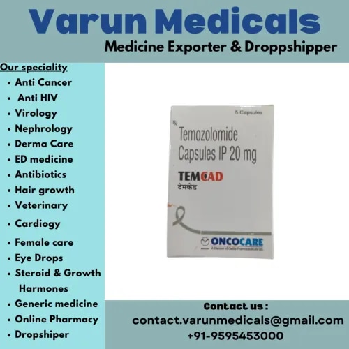 Temcad 20mg Capsule is used in the treatment of a specific type of cancer of the brain. It is used to treat brain tumors if they return or get worse after standard treatment. It may be also used to treat other conditions, as determined by the doctor.