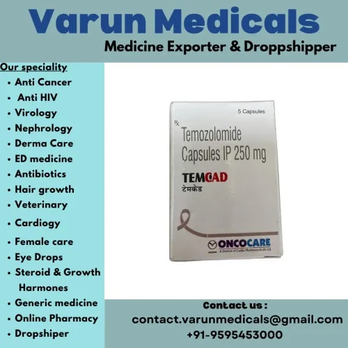 Temcad 250mg Capsule is used in the treatment of a specific type of cancer of the brain. It is used to treat brain tumors if they return or get worse after standard treatment. It may be also used to treat other conditions, as determined by the doctor.