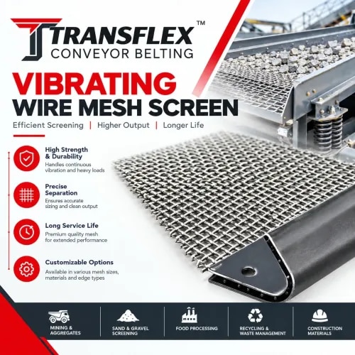 VIBRATING SCREEN WIRE MESH category