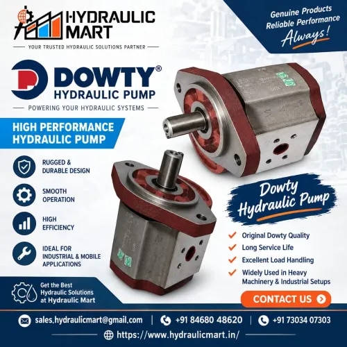 Dowty Hydraulic Pump Distributors in LudhianaPump dies on the press. Line stops. Now you're on the phone, and every seller tells you something different.If you're searching for Dowty hydraulic pump distributors in Ludhiana, I'll try to save you some of that running around. This is from Hydraulic Mart. We'll go through why quotes don't match, what the price depends on, and what to send so you get a straight answer the same day.Why don't two Dowty quotes ever match?Because they're usually for different things. One seller is quoting a new pump. Another has old stock. A third is offering a reconditioned one, and nobody mentioned a test report. The three numbers sit in your WhatsApp looking like they can be compared. They can't.Dowty is a British brand. After the Second World War the company moved its hydraulics work into industrial pumps and control systems, and TI Group bought the group in 1992. So whatever Dowty pump is on your machine, it's most likely an old one. That's how two sellers end up quoting slightly different models without either of them realising.Dowty hydraulic pump dealers in Ludhiana: ask them all the same thingDon't have five different conversations. Ask every dealer the same questions and compare what comes back.What's the exact model and part number? New, old stock or reconditioned? If it's reconditioned, where's the test report? What's the warranty, and is it in writing? And how long till it's on your floor?If the dealer has to go and check before answering any of that, they're not ready. If they reply to all of it in one message, keep their number.A lot of plants in Focal Point, Industrial Area A and B and around Gill Road run machines for long hours. For those plants the warranty answer matters more than people give it credit for.Dowty hydraulic pump price in Ludhiana: cheapest isn't always cheapestNobody can give you a fair Dowty hydraulic pump price in Ludhiana without seeing the nameplate. If someone does, they're guessing.What sits inside the number? Condition first. New costs more than reconditioned, and it usually lasts longer too. Then size and type, because bigger and more specialised pumps cost more. Then whether there's a test report and a real warranty. A verbal “one month” isn't a warranty.And then delivery, which people forget. A cheap pump that takes two weeks can cost you more in lost output than a dearer one that shows up in three days. If your line earns money every hour, do that sum before you pick.What to sendPut it all in one message. Photo of the nameplate, even if it's scratched. What machine it's on. What's wrong with it: low pressure, noise, leaking, hot, or just dead. Mounting style, shaft end and port sizes if you can measure them. And whether you'd take a reconditioned one to get running sooner.No nameplate? Take photos from three sides and measure the shaft. Often that's enough to start.Where Ludhiana buyers lose moneyComparing price without comparing condition. A new pump and a reconditioned one are not the same product, whatever the quote says.Paying before the part number is confirmed. Get it in writing, even if it costs you an hour.Never asking why the old pump died. If it was dirty oil or a reservoir that's too small, the next pump goes the same way.FAQsWho supplies Dowty Hydraulic Pumps in Ludhiana ? Many suppliers can source them from a nameplate or part variant. Confirm the version in writing, and ask if it is new, old stock or reconditioned.Is a reconditioned Dowty pump worth buying?Yes, if it comes with a test report and a written warranty. Without those two, you're buying blind.How do I compare two Dowty pump quotes?Check that both are for the same model, same condition, same warranty, and approximately the same delivery time. If any of these things are different, you are not comparing like with like. Should I repair or replace my Dowty pump?Repair it if the housing and shaft are fine. Replace it if either one is damaged.Next stepSend Hydraulic Mart a photo of your Dowty nameplate and a line approximating the fault. You will hear back if it can be repaired or not, or if it will take time to locate.