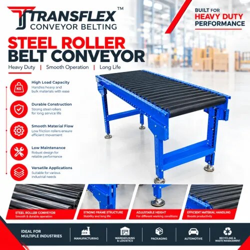 Steel Roller Belt Conveyor