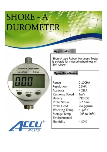 Digital Rubber Hardness Tester Shore A product image