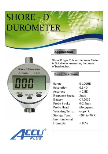 Digital Rubber Hardness Tester Shore D product image