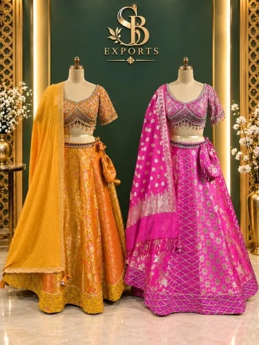 Royal Zari Embroidered Designer Lehenga Choli product image