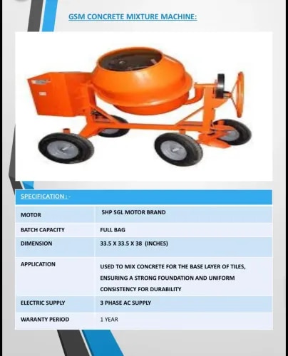 Boost your job site productivity and ensure uniform aggregate blending with our high-performance concrete mixture machines. Engineered to handle rigorous day-to-day operations, our machinery utilizes robust power transmission systems and hardened steel mixing blades to deliver flawless, high-grade concrete every single batch.