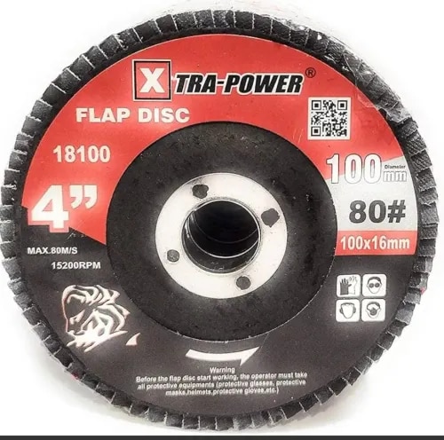 4"-80  GRIT FLAP DISC product image