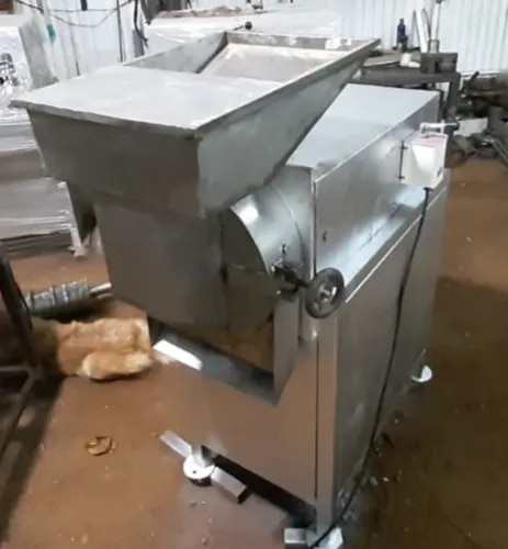 Mariya Ginger Garlic Paste Making Machine is a high-performance food-processing machine designed for efficient and hygienic production of smooth and uniform ginger-garlic paste. With a 3 HP motor and a processing capacity of 100 kg/hr, the machine is suitable for commercial and industrial food-processing applications. It helps reduce manual labour, save processing time, and improve overall production efficiency.The machine is manufactured with Full SS304 construction, making it a suitable choice for food-processing environments. Stainless-steel construction provides durability, corrosion resistance, easy cleaning, and hygienic product handling. The robust design is intended for regular production requirements while maintaining reliable performance.Mariya Ginger Garlic Paste Making Machine is designed to process ginger, garlic, and ginger-garlic combinations into a smooth and consistent paste. It is suitable for businesses producing fresh paste for cooking, ready-to-use food products, pickles, sauces, marinades, and other food applications. The machine helps achieve consistent processing while reducing dependence on traditional manual grinding methods.The 3 HP power provides efficient processing performance for commercial production, while the 100 kg/hr capacity makes it suitable for businesses with medium to high production requirements. The machine is designed for convenient operation, allowing operators to manage the processing process efficiently with less manual effort.The Full SS304 construction also makes routine cleaning and maintenance convenient. The practical design supports hygienic processing and helps maintain a cleaner production environment. It is suitable for food-processing units, hotels, restaurants, catering businesses, spice manufacturers, pickle manufacturers, ready-to-cook food producers, and commercial kitchens.Mariya Ginger Garlic Paste Making Machine offers a combination of high productivity, hygienic construction, reliable performance, easy operation, and low maintenance. It is an economical solution for businesses looking for quality machinery to increase ginger and garlic paste production.