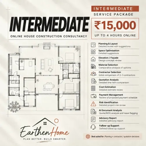 INTERMEDIATE Online House Construction Consultancy Package product image