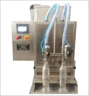 Semi Automatic 2H Servo PLC Base Liquid Filling Machine product image