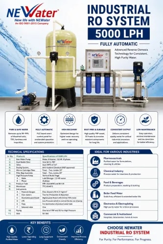 5000 LPH RO Plant product image