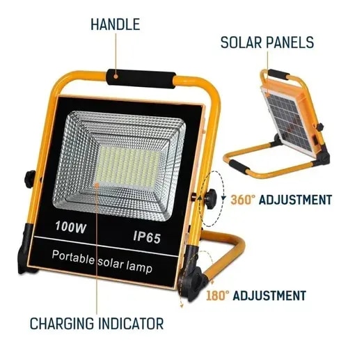 100W Emergency Solar Camp Light product image