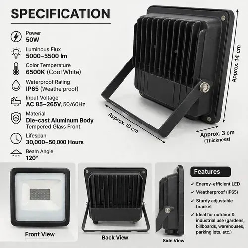50 Watt LED Flood Light product image