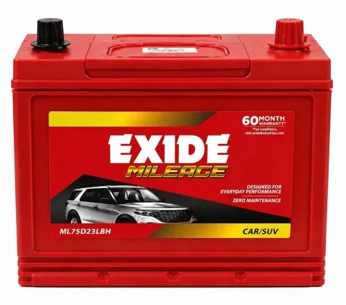 EXIDE CAR BATTERY FML0 ML75D23LBH 68AH product image