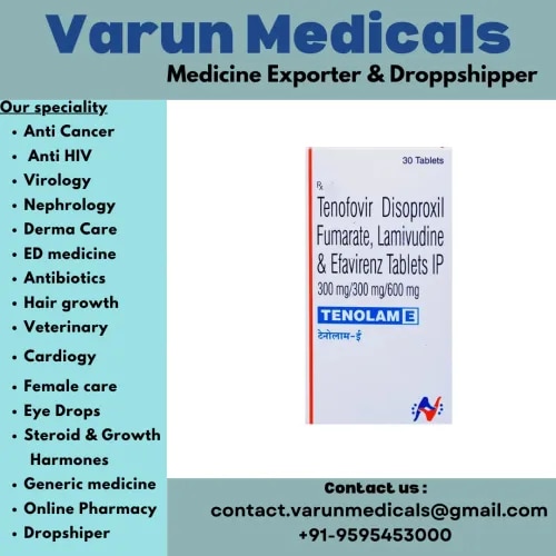 Tenofovir Disoproxil Fumarate, Lamivudine & Efavirenz