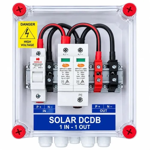 DCDB (1-6KW 1-STRING) L&T/HAVELLS/ELMEX/REPUTED