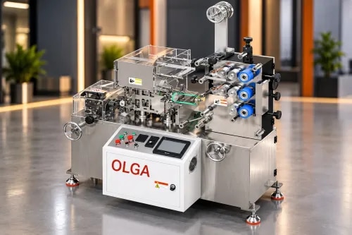 Single phase paper straw making machine