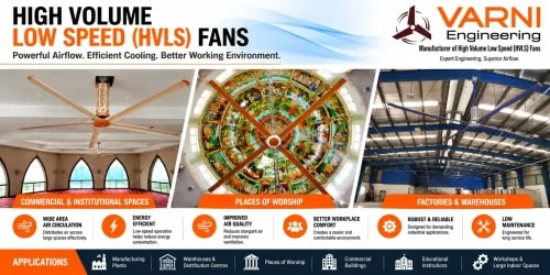 5 Blade HVLS Fan