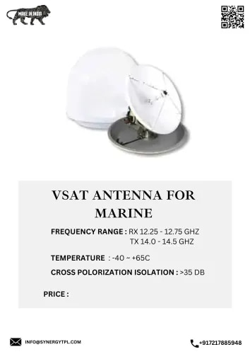 VSAT Antenna for Marine Applications