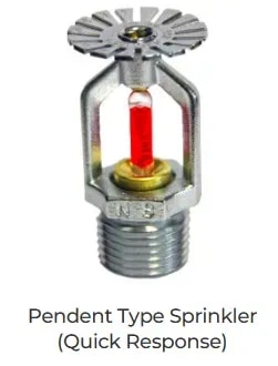 Pendent Type Sprinkler (Quick Response)