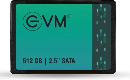EVM 512GB 2.5 Inch SATA III Internal SSD | Up to 550MB/s Read 500MB/s Write | High Speed Storage for Laptop Desktop | 5 Year Warranty (EVM25/512GB) product image
