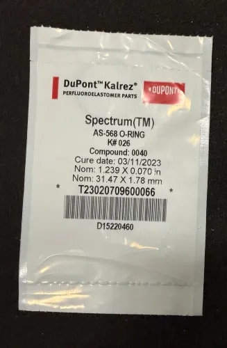 Kalrez® 0040 perfluoroelastomer (FFKM) O-Rings from DuPont are designed for demanding industrial sealing applications requiring excellent chemical resistance and reliable sealing performance. They offer resistance to a broad range of aggressive chemicals and process media, making them suitable for chemical processing, semiconductor manufacturing, pharmaceutical equipment, and other critical industrial applications. Kalrez® 0040 helps minimize leakage and supports dependable equipment operation under challenging conditions. Its material properties make it a preferred choice for applications where conventional elastomers may not provide adequate performance. Hydro Seals India supplies genuine Kalrez® FFKM O-Rings for critical sealing requirements, with application-oriented technical support and reliable supply.