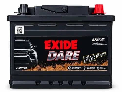 EXIDE DARE (DRDIN60) CAR BATTERY product image