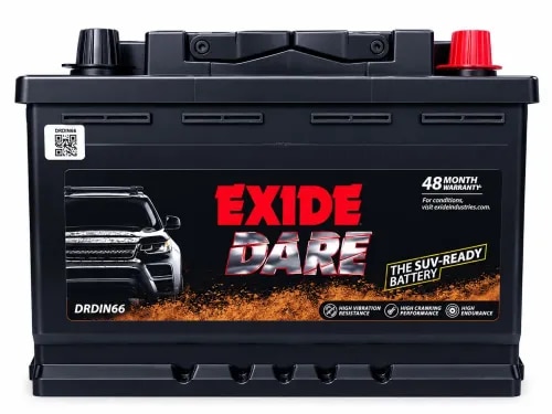 EXIDE DARE (DRDIN66) CAR BATTERY product image